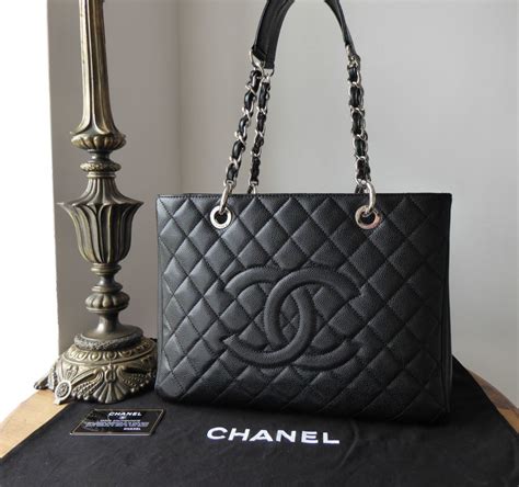 chanel gst classic size tote|chanel tote shopper.